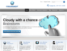 Tablet Screenshot of convergentsystemstech.com